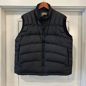 Cabela's Premium 650 Goose Down Vest Black Size L